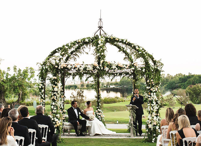 An Outdoor Wedding Ceremony