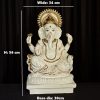 White Fibre Ganesh - Image 2