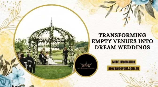 A Wedding Party Planner Transform empty venues into elegant outdoor wedding ceremonies with expert wedding party planner in Sydney services.